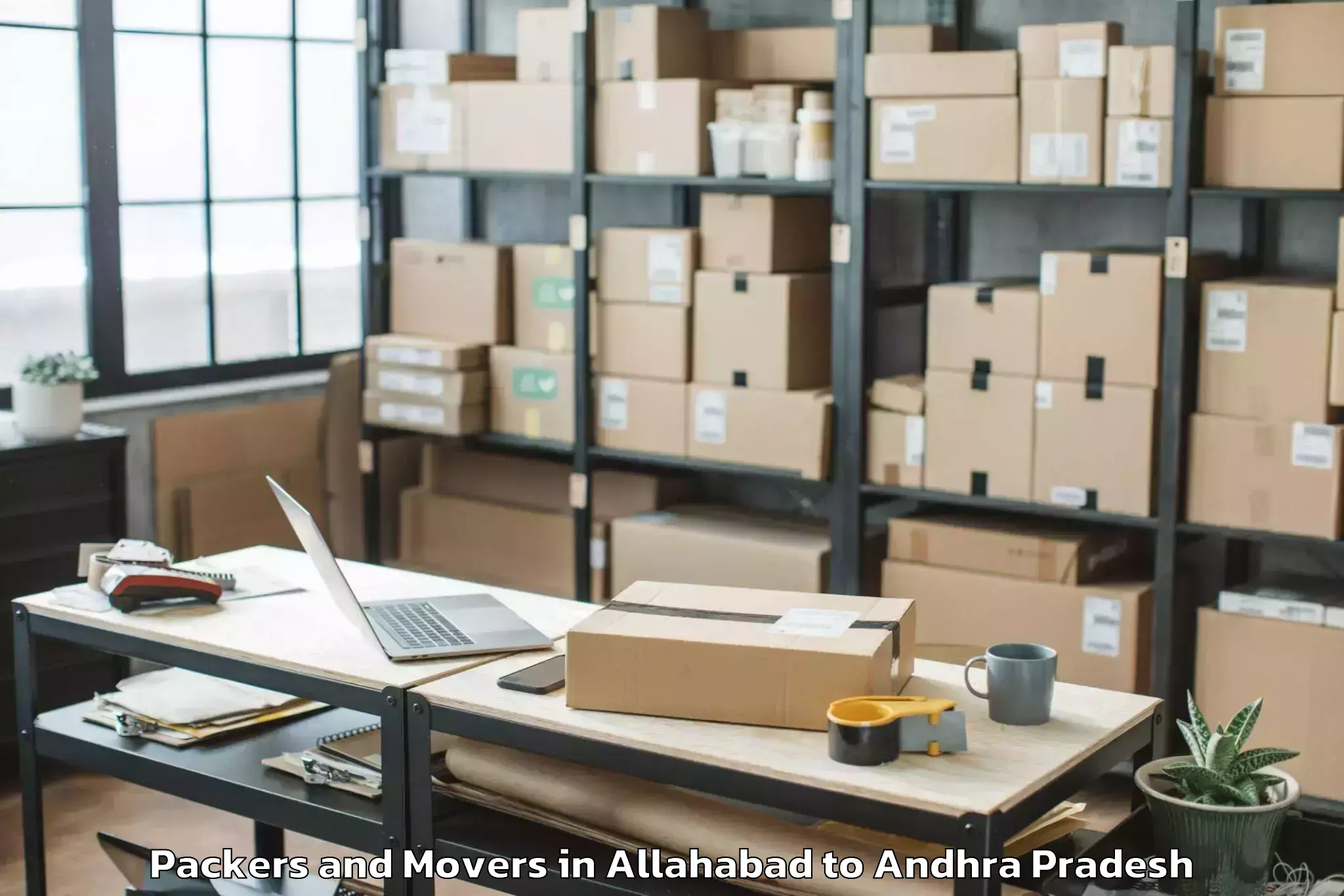 Quality Allahabad to Kurabalakota Packers And Movers